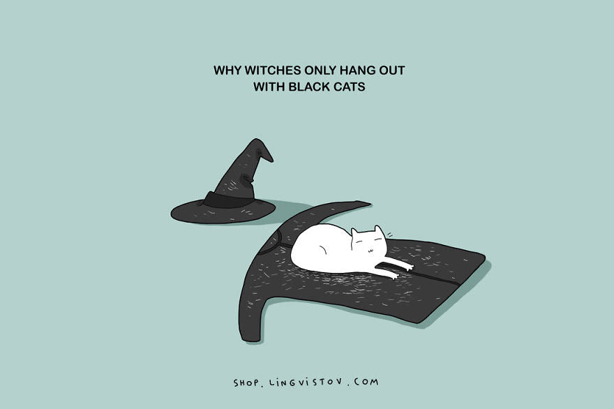 15 Truths About Cats Revealed Through Hilarious Illustrations
